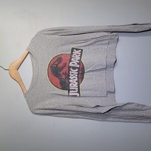 JURASSIC World Cropped Long Sleeve Graphic T-Shirt